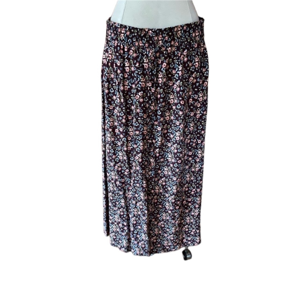 NWT Loft Floral, Front Button Down Skirt